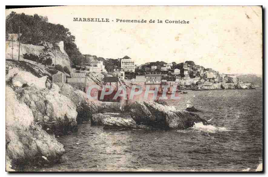CPA Marseille Promenade de la Corniche