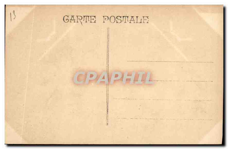 CPA Marseille La Corniche Le Prophete Tramway — Verso