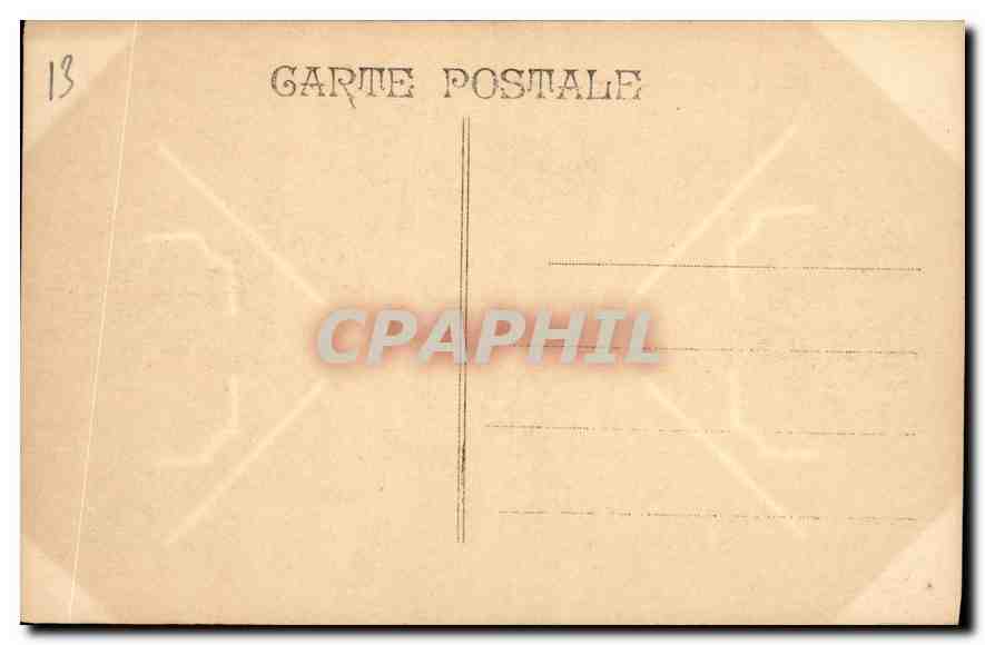 CPA Marseille La Corniche Le Prophete — Verso