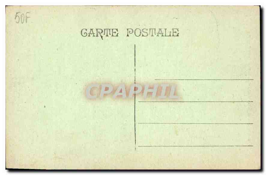 CPA Marseille Ascenceurs de Notre Dame de la Garde — Rückseite