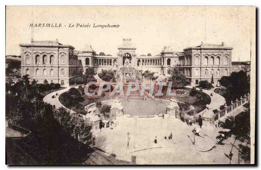 CPA Marseille Le Palais Longchamp