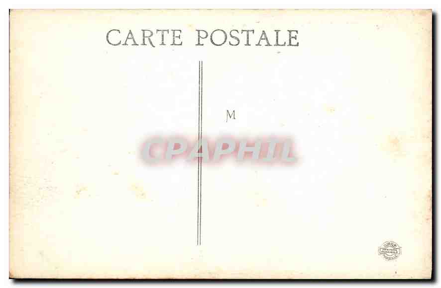 CPA Marseille Hotel des Postes — Rückseite