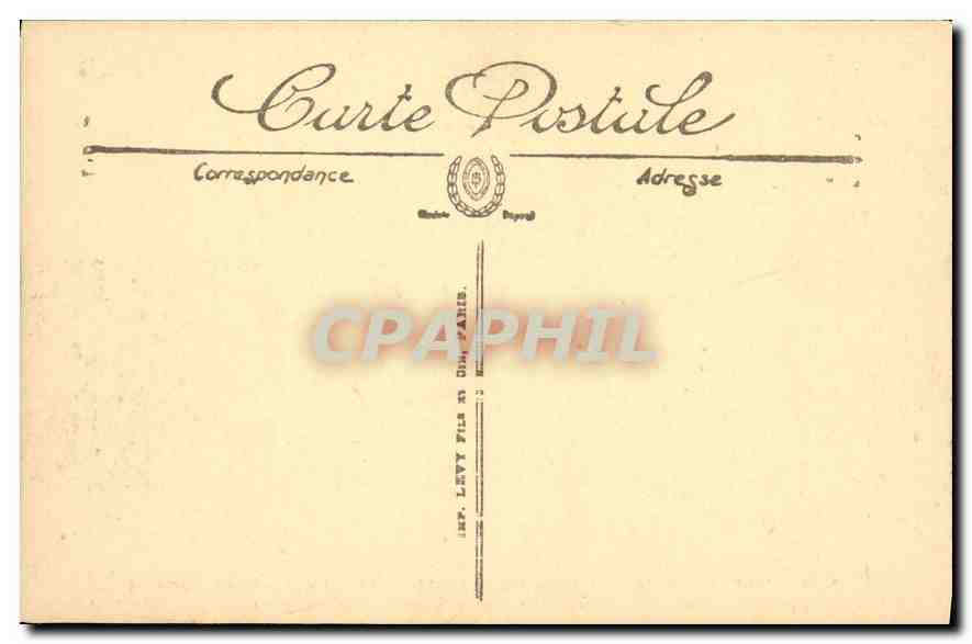 CPA Marseille L'ensemble du Palais de Longchamp (chef d'oeuvre de l'architecte Esperandieu) — Verso