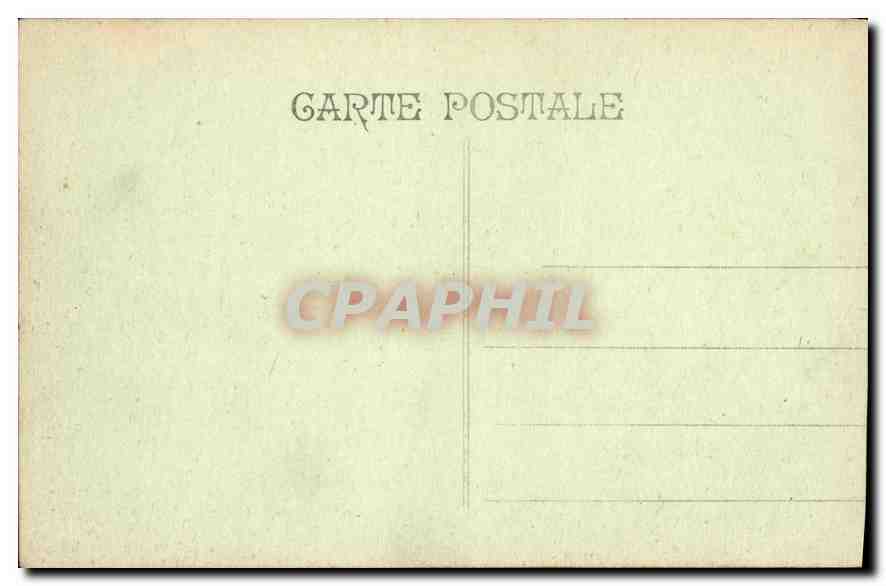 CPA Marseille Palais Longchamp — Rückseite