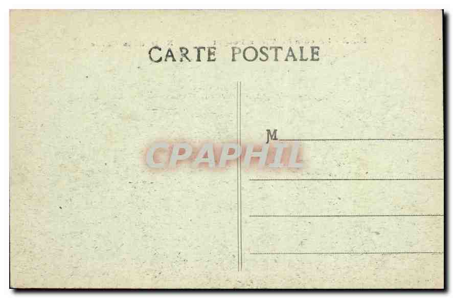 CPA Marseille Un coin du Vieux Port et N D de la Garde Bateaux — Rückseite