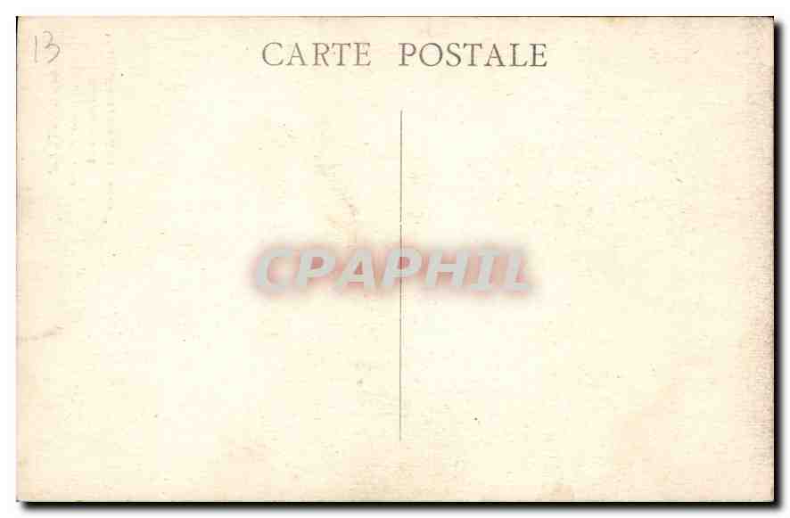 CPA Marseille Jardin du Pharo Monument Aux Heros de la mer — Verso