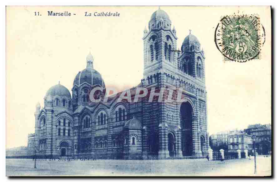 CPA Marseille La Cathedrale