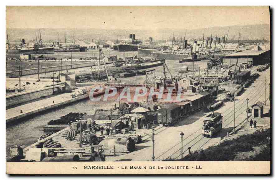 CPA Marseille Le Bassin de la Joliette