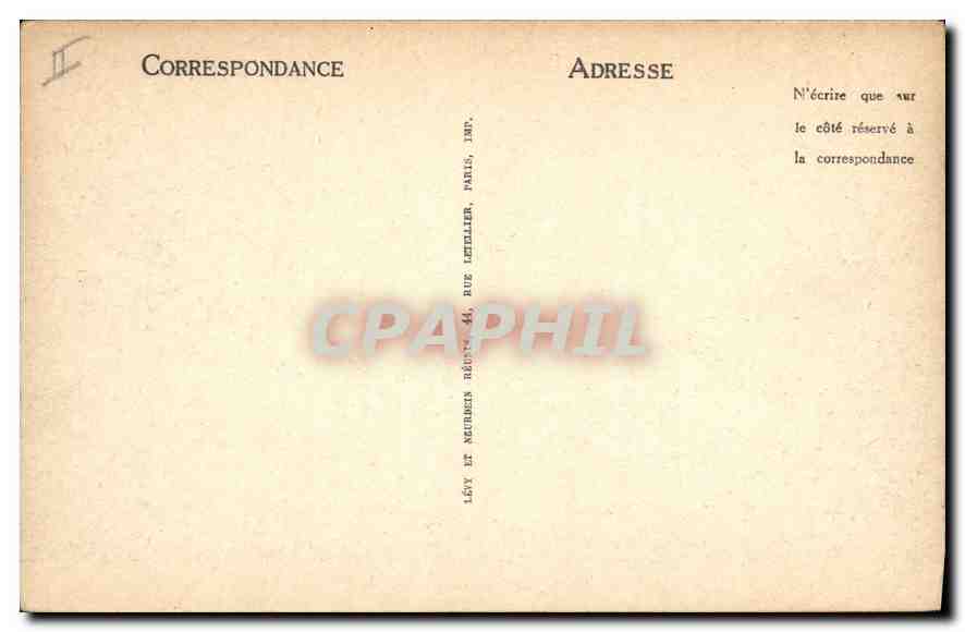 CPA Marseille Le Bassin de la Joliette — Rückseite