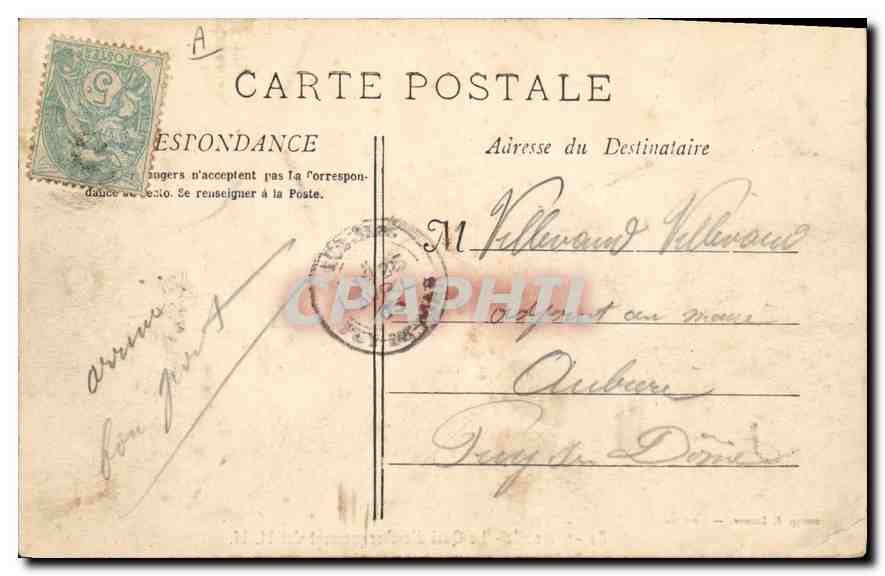 Marseille — Le Quai d'embarquement des M. M. — Phototyp. E. Lacour — Mars 1910 — Reverso