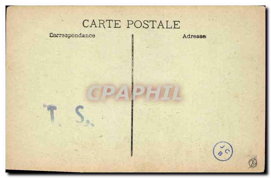 CPA Marseille Eglise des Reformes et monument des Mobiles — Rückseite