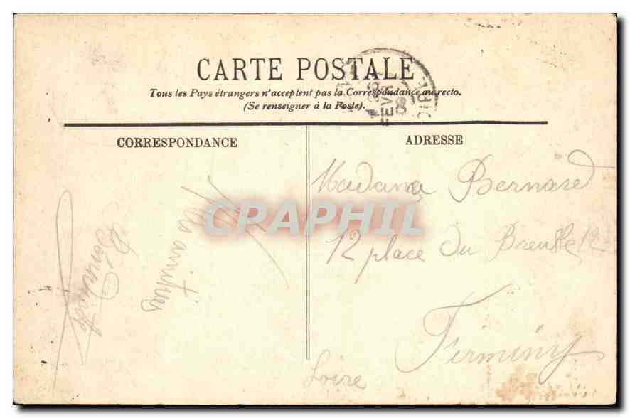 CPA Marseille Vue a vol d'oiseau — Rückseite