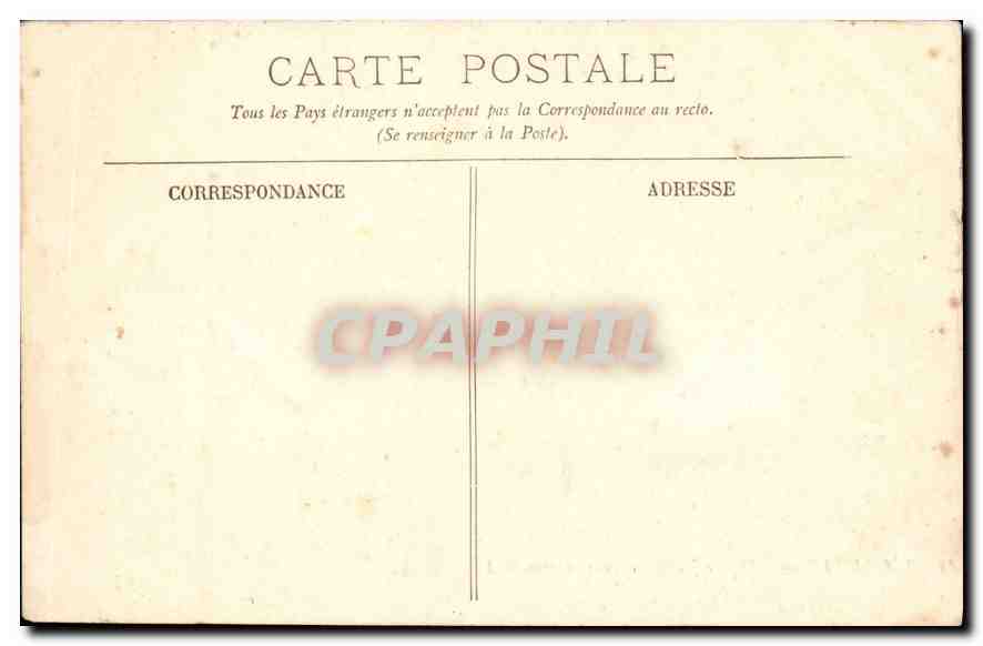 CPA Marseille Allees de Meilban et des Capucind — Rückseite