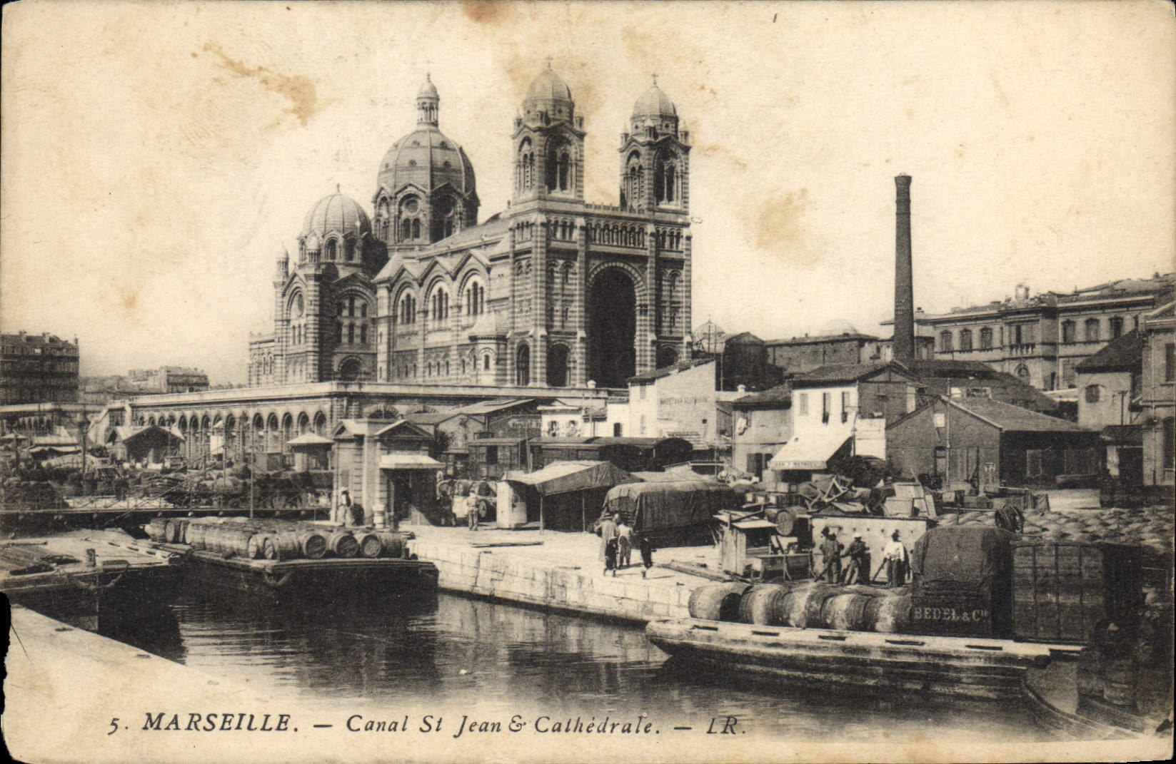 Marseille — Canal Saint Jean & Cathédrale — IR
