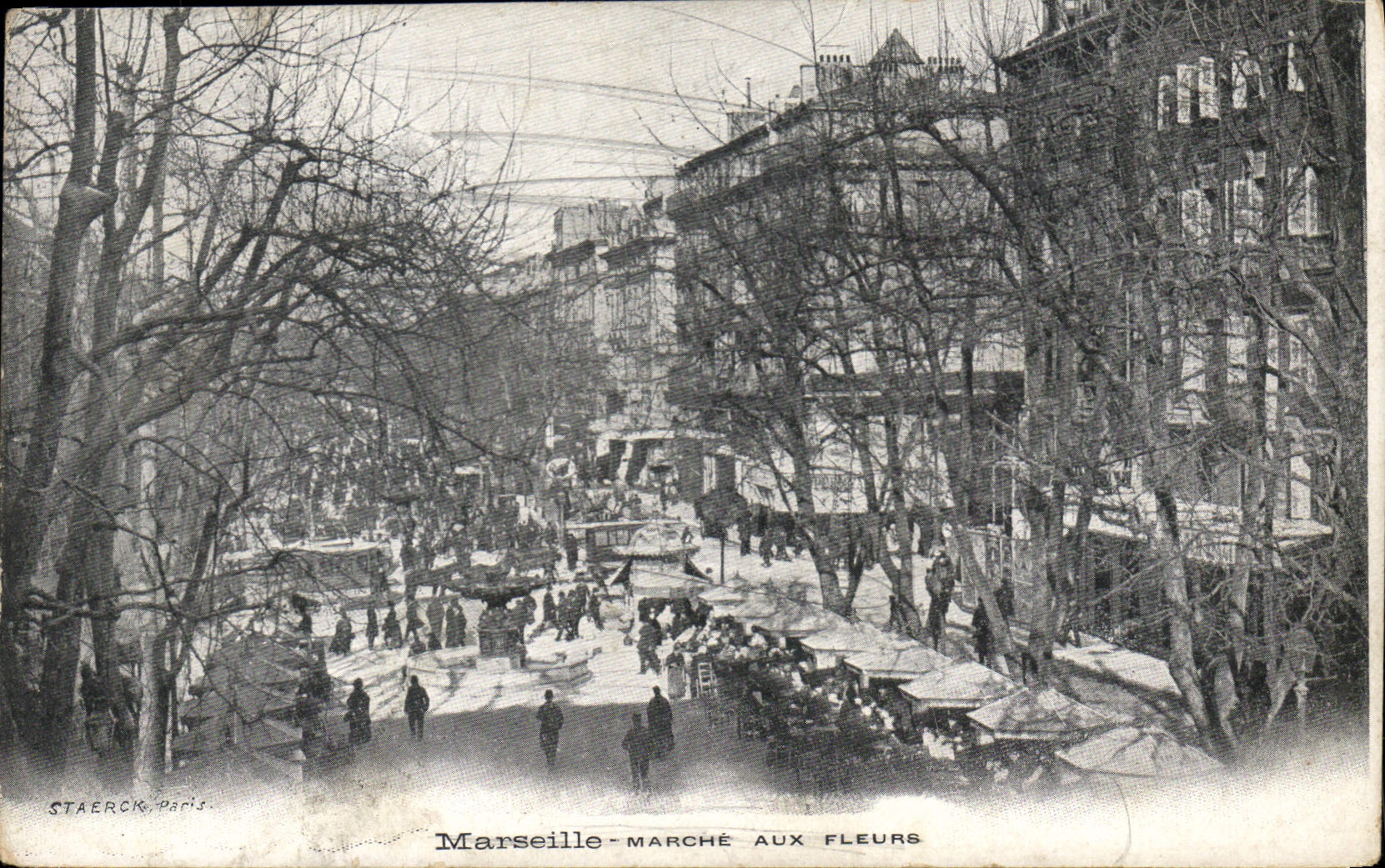 Marseille - Marché aux Fleurs — éditeur STAERCK, Paris