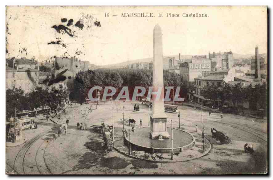 CPA Marseille la Place Castellane