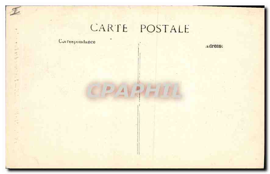 CPA Marseille Fontaine des Danaides — Rückseite