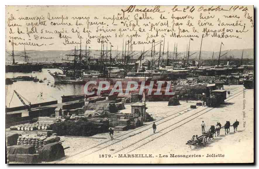CPA Marseille Les Messageries Joliette