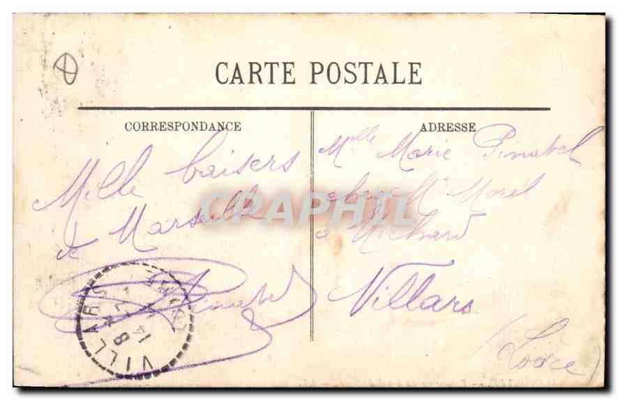 CPA Marseille Panorama vu a vol d'oiseau — Rückseite