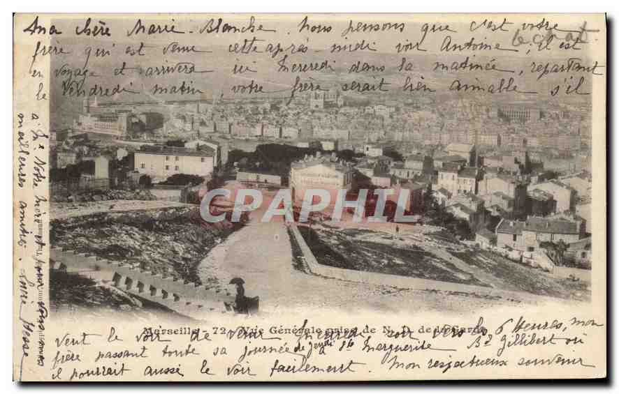 CPA Vue Generale prise de N D de la Garde