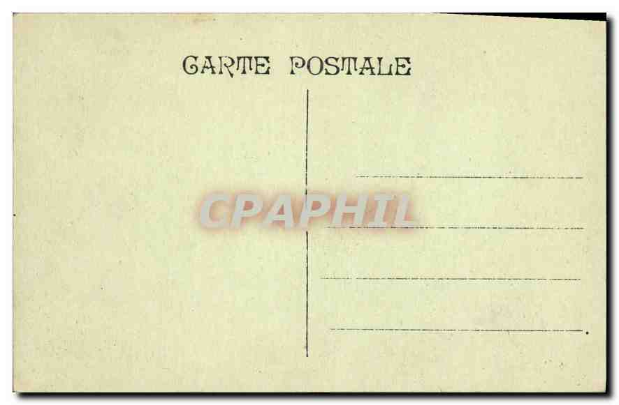CPA Marseille Place Castellane Fontaine Cantini — Verso