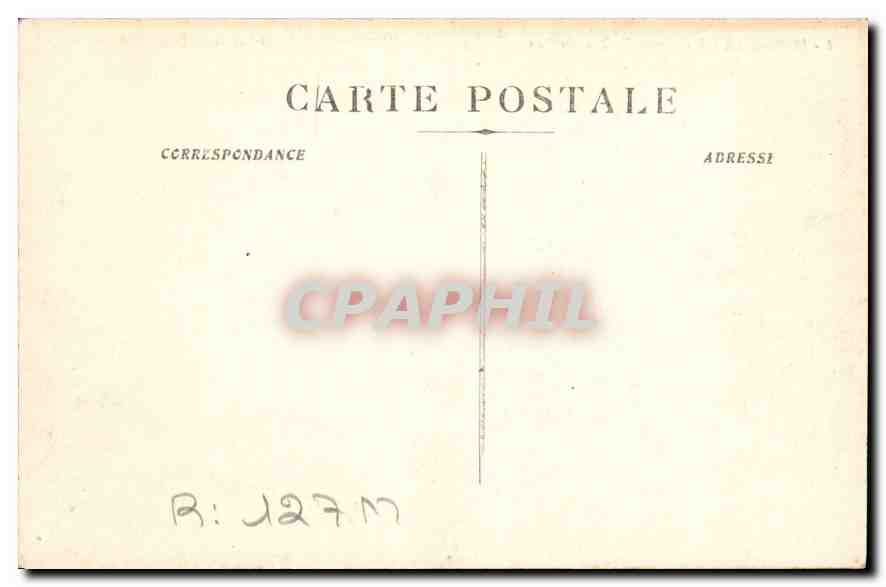 CPA Marseille Perspective du Quai du Port Bateaux — Rückseite