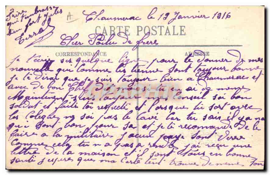 CPA Marseille Bassins et Quais de la Joliette — Rückseite