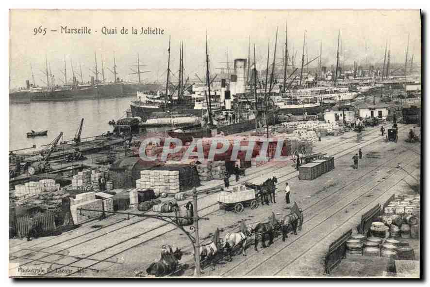 CPA Marseille Quai de la Joliette