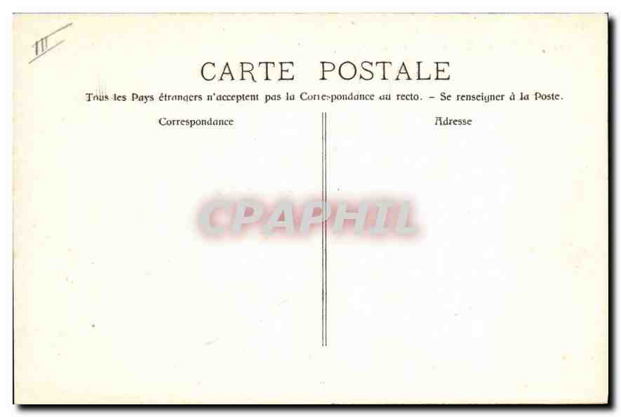 CPA Marseille Quai de la Joliette — Verso