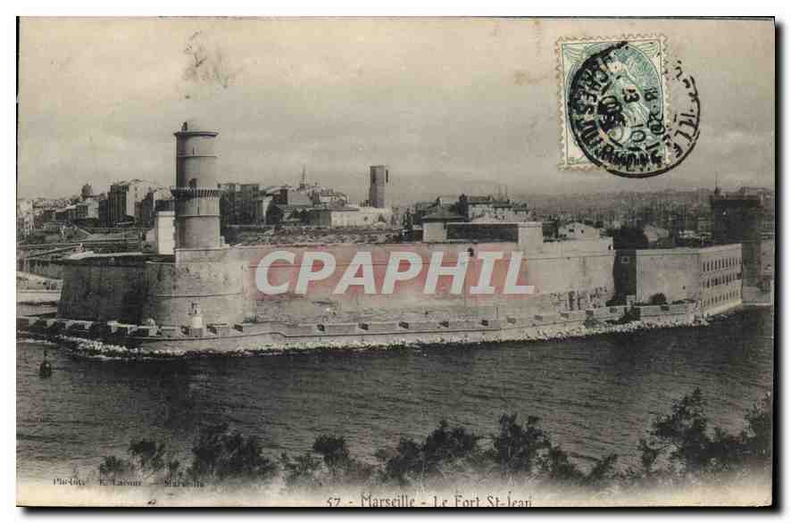 CPA Marseille Le Fort St Jean