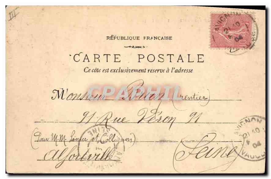Marseille - Un Coin des Messageries Maritimes — Phototypie E. Lacour, 19, rue Thuban — Verso