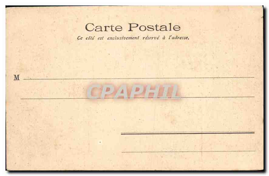 CPA Marseille La Corniche Pont de la Fausse Monnaie — Rückseite