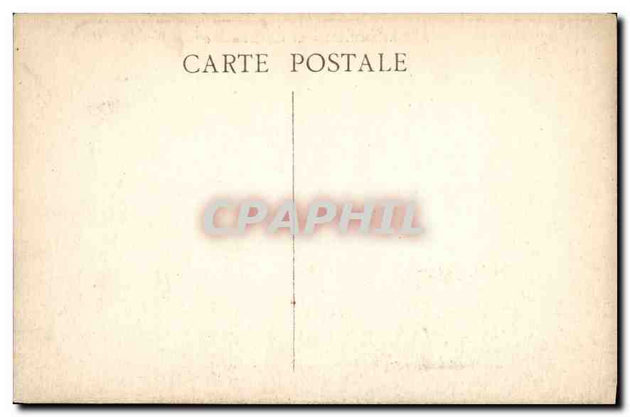 CPA Marseille Le Chateau d'If — Verso