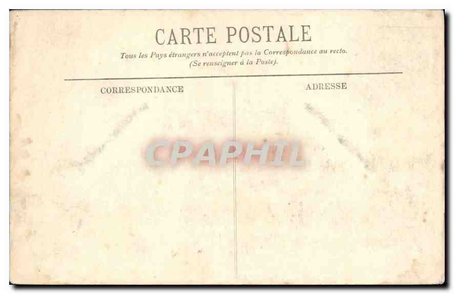 CPA Marseille Le Quai du Port — Rückseite