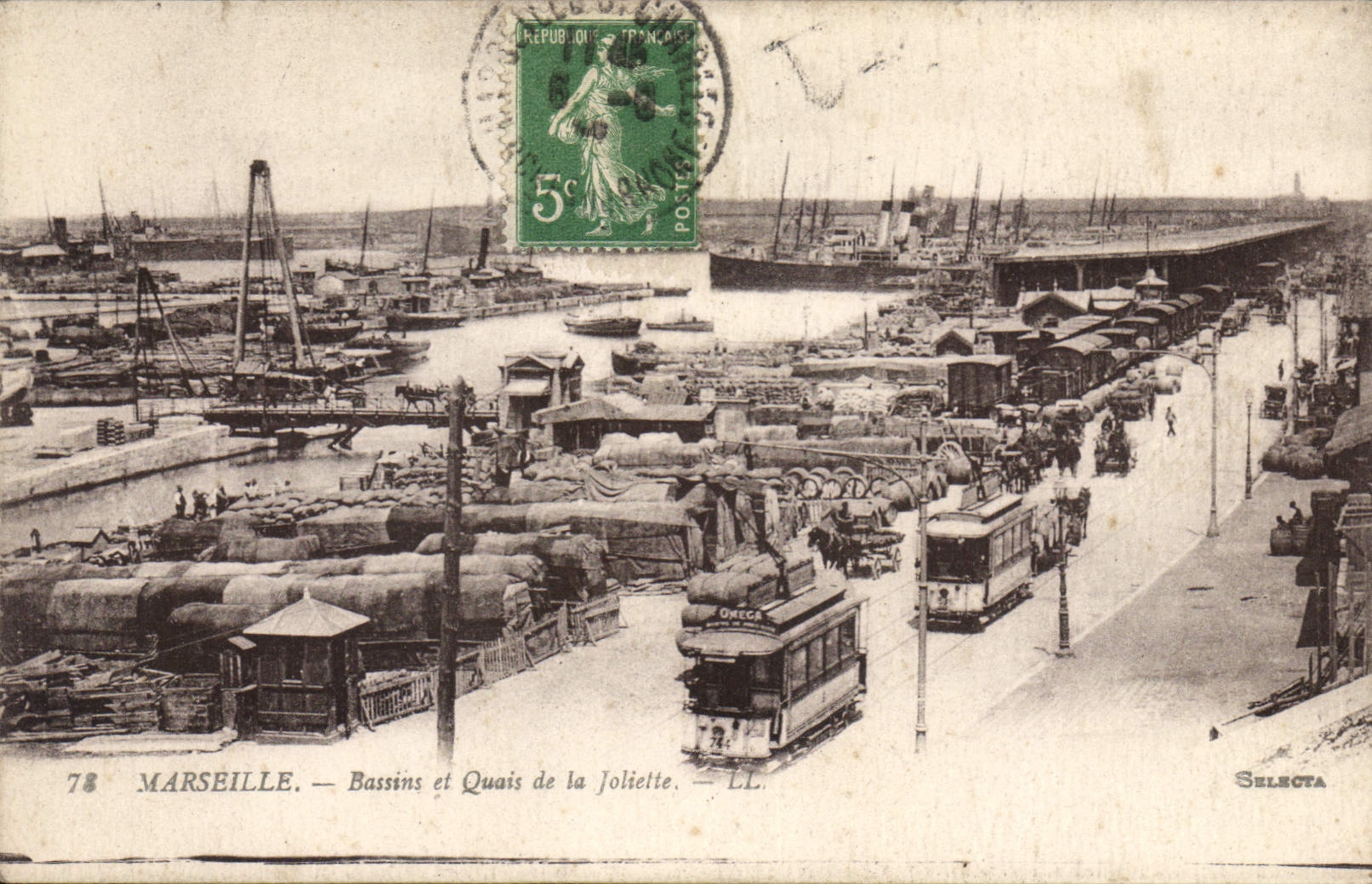 Marseille — Bassins et Quais de la Joliette — Selecta n°78