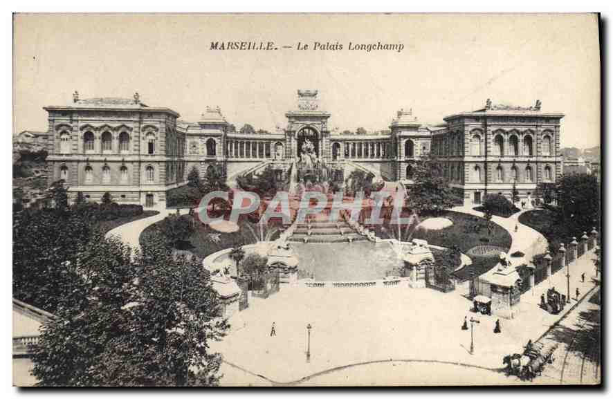 CPA Marseille Le Palais Longchamp