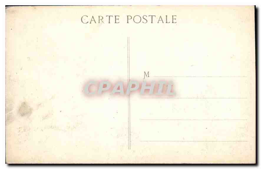 CPA Marseille Le Palais Longchamp — Rückseite