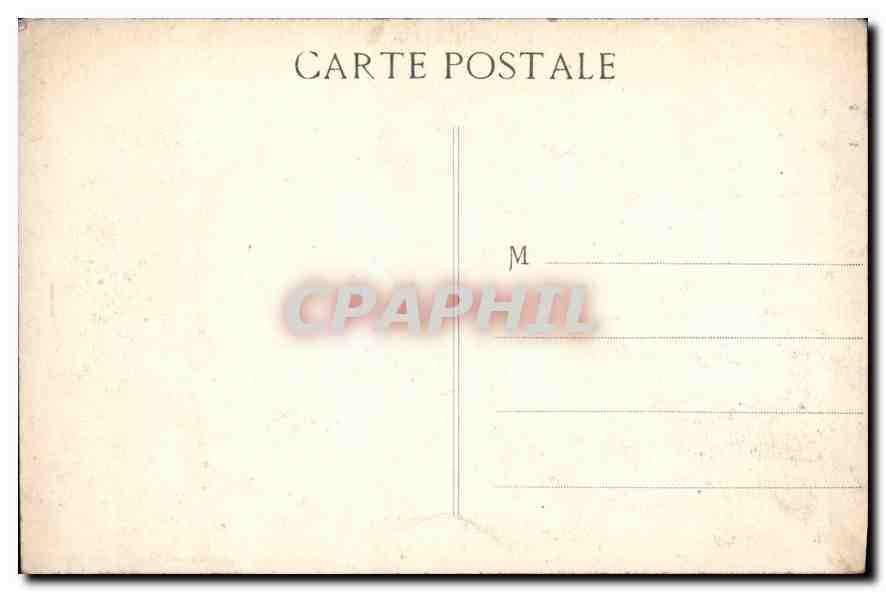 CPA Marseille La Fontaine Estrangin — Rückseite
