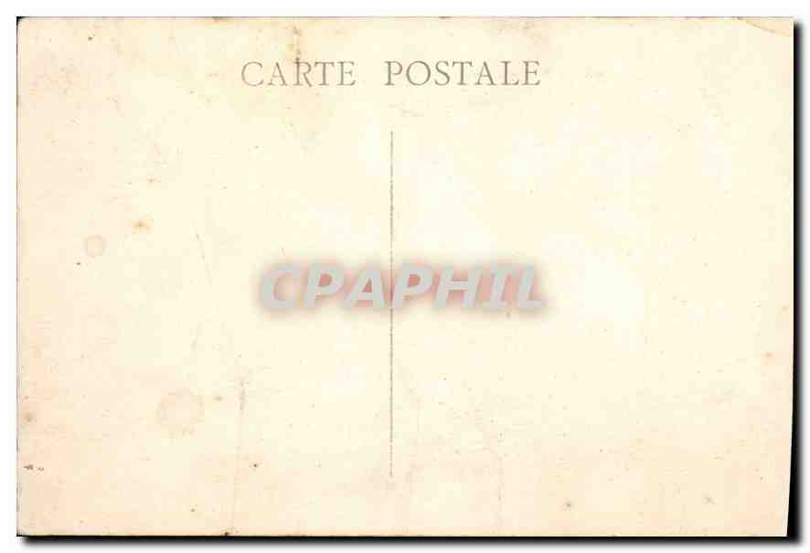 CPA Marseille Canebiere — Rückseite