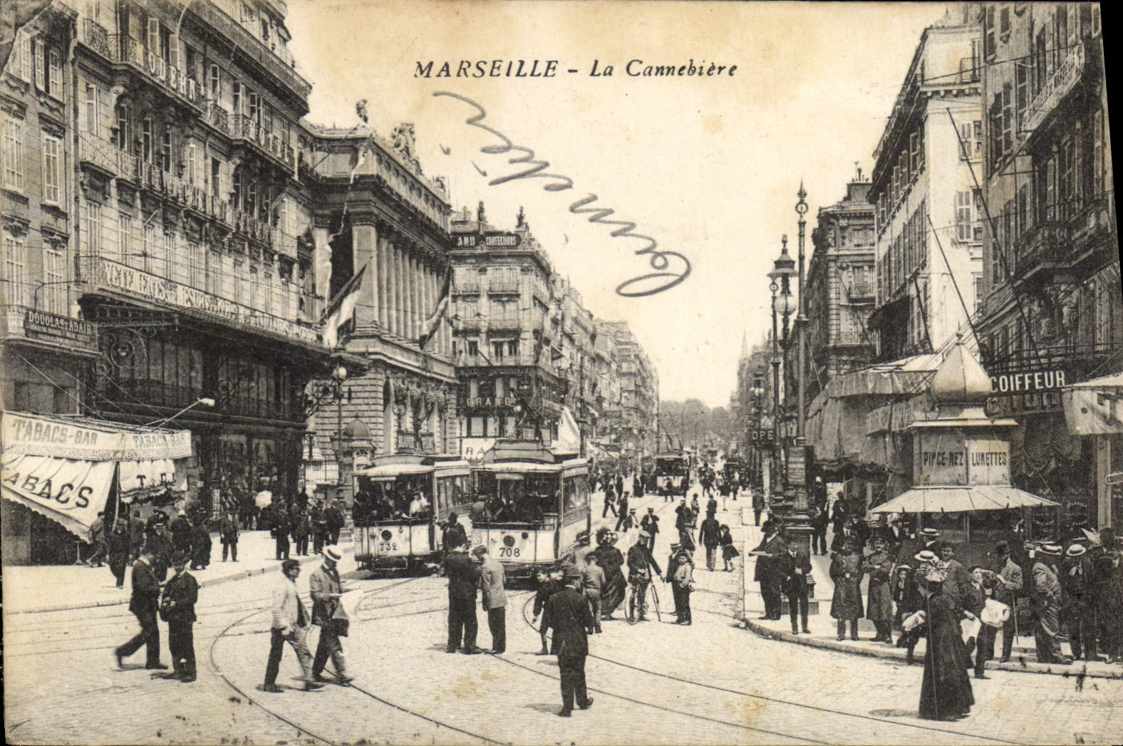 CPA Marseille La Cannebiere