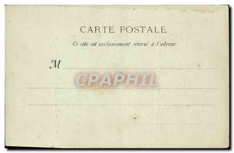 CPA Marseille Notre Dame de la Garde — Rückseite