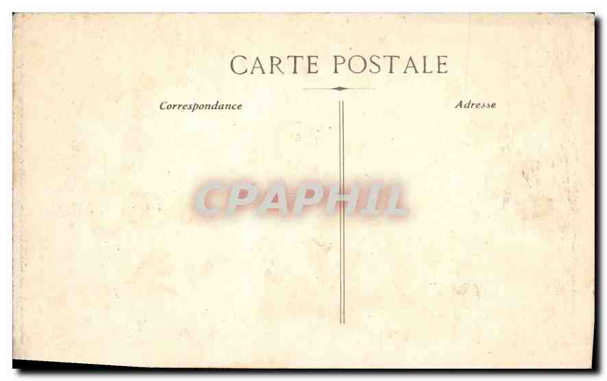 CPA Marseille Le Chateau d'If — Verso