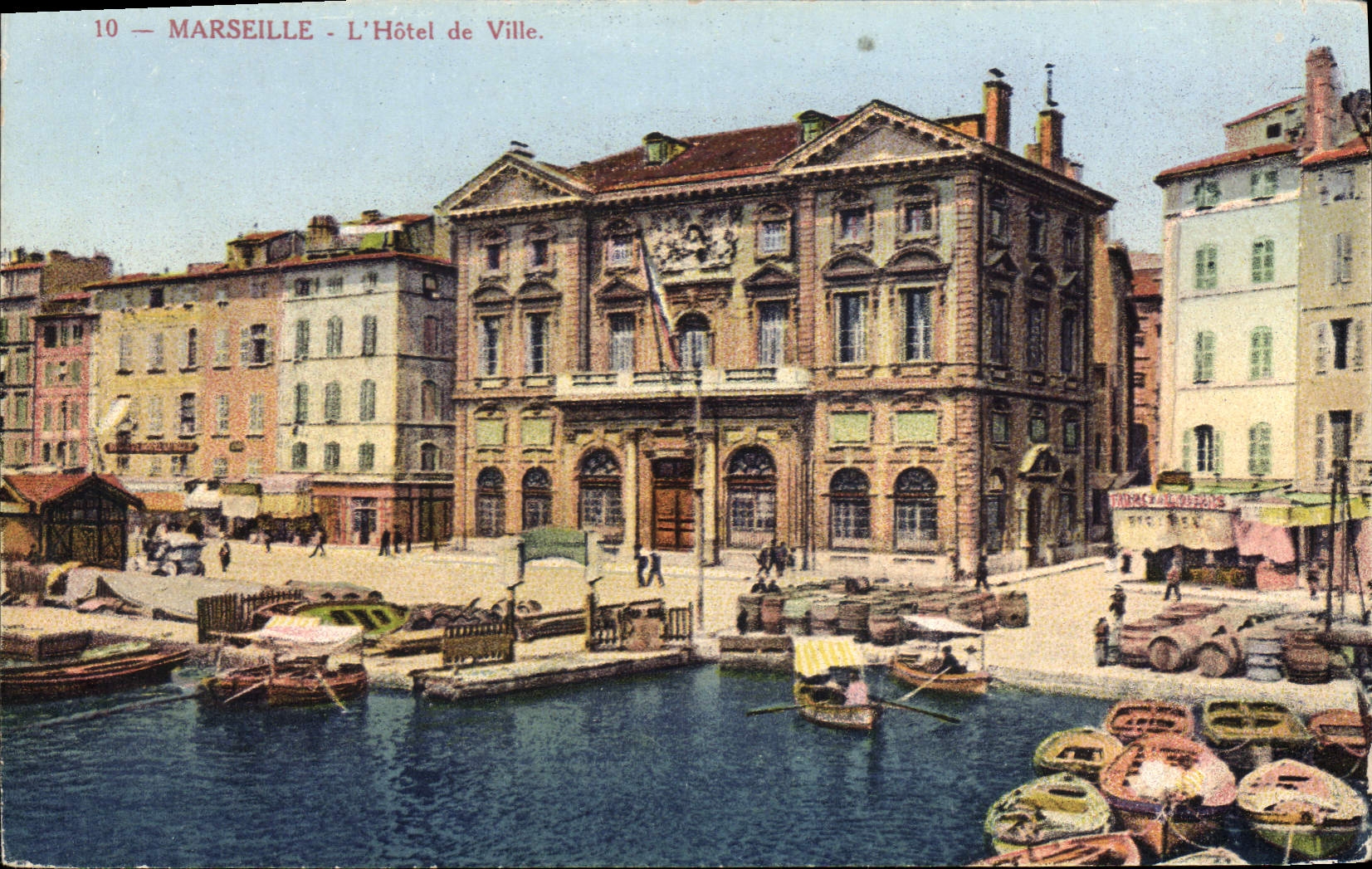 CPA Marseille L'Hotel de Ville