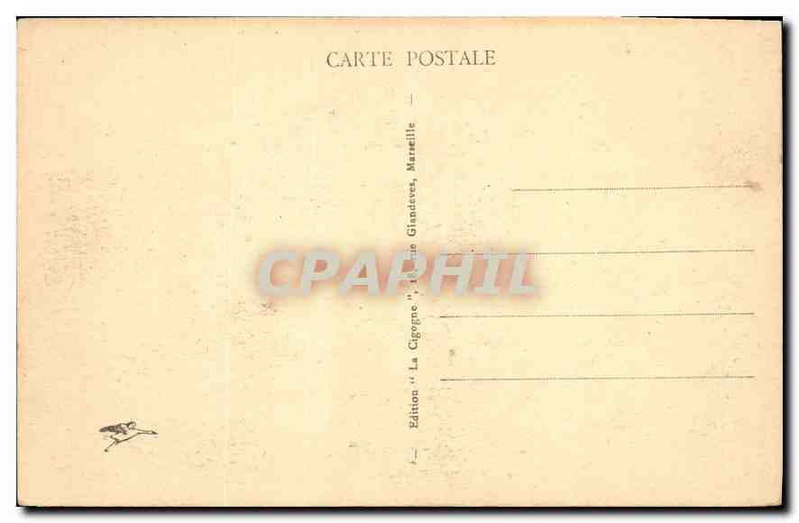 CPA Marseille La Rue de la Republique — Verso