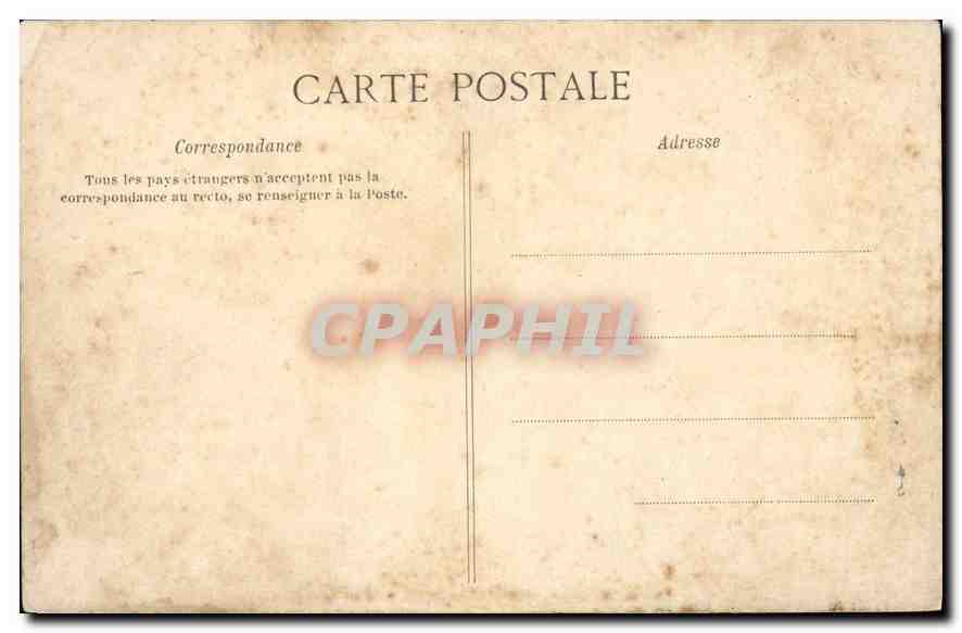 CPA Marseille Iles du Frioul et Chateau d'If Coucher de Soleil — Rückseite