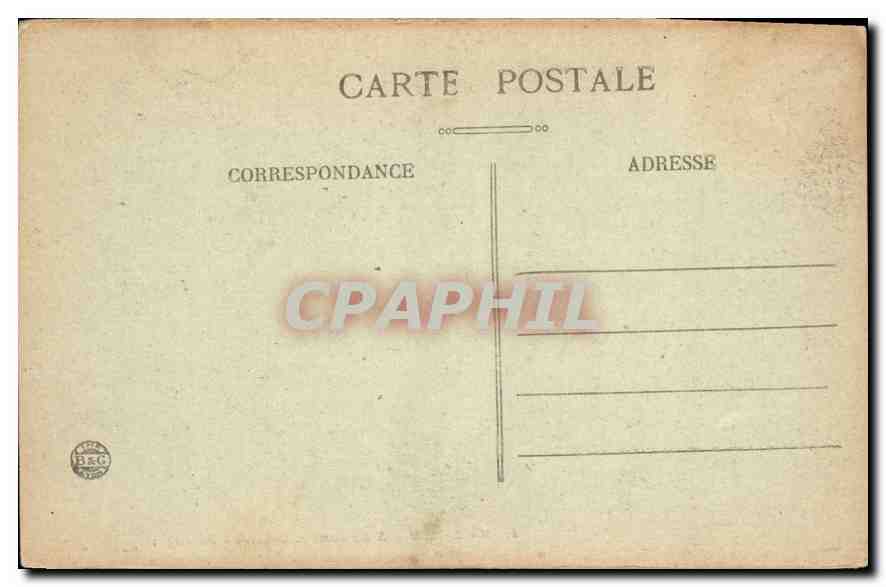CPA Marseille Notre Dame de la Garde — Rückseite