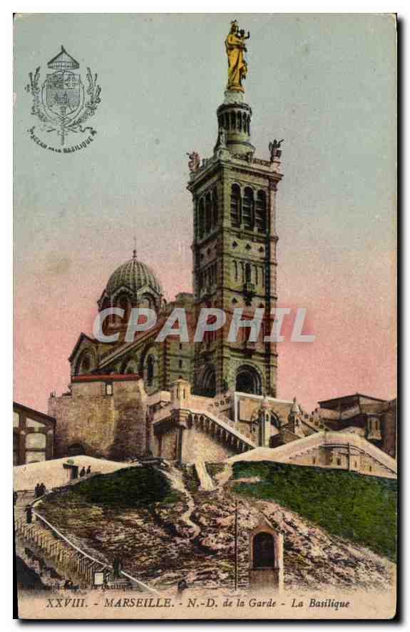 CPA Marseille N. D. de la Garde La Basilique