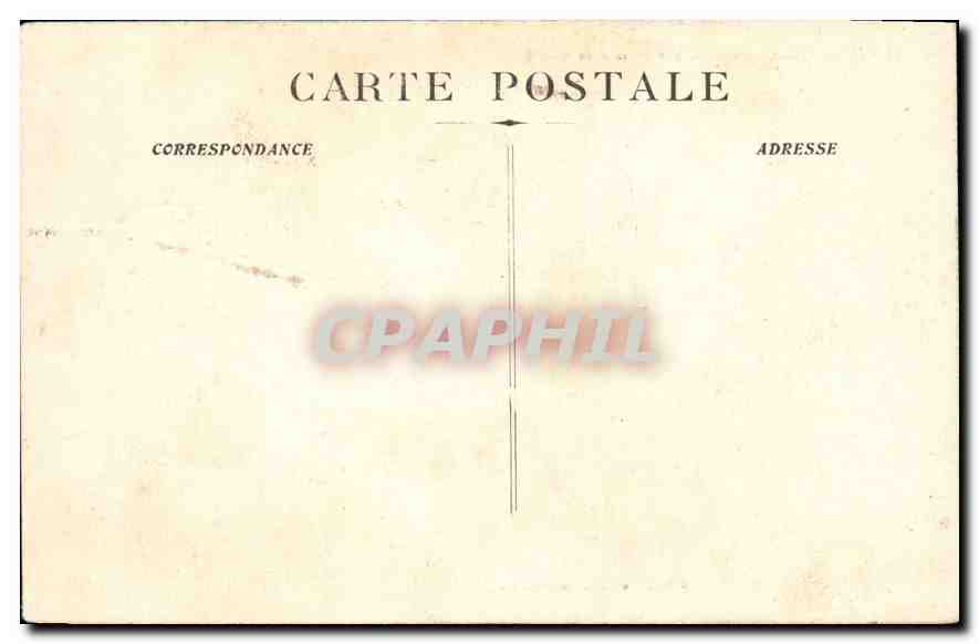 CPA Marseille La Jetee par un jour de mistral — Verso