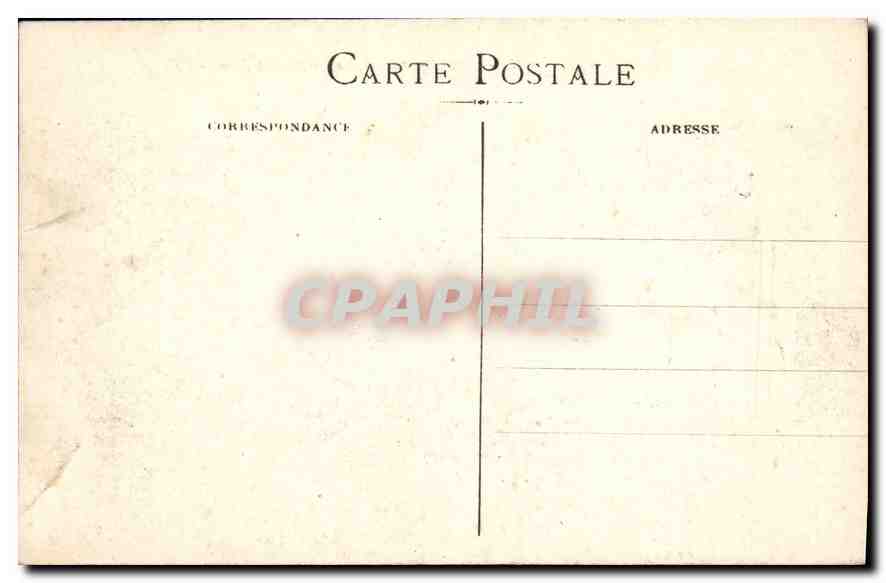 CPA Marseille Le Fort Saint Jean — Rückseite