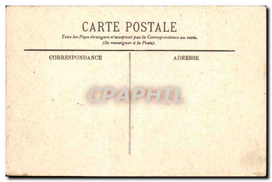 CPA Marseille Le Pont Transbordeur — Verso